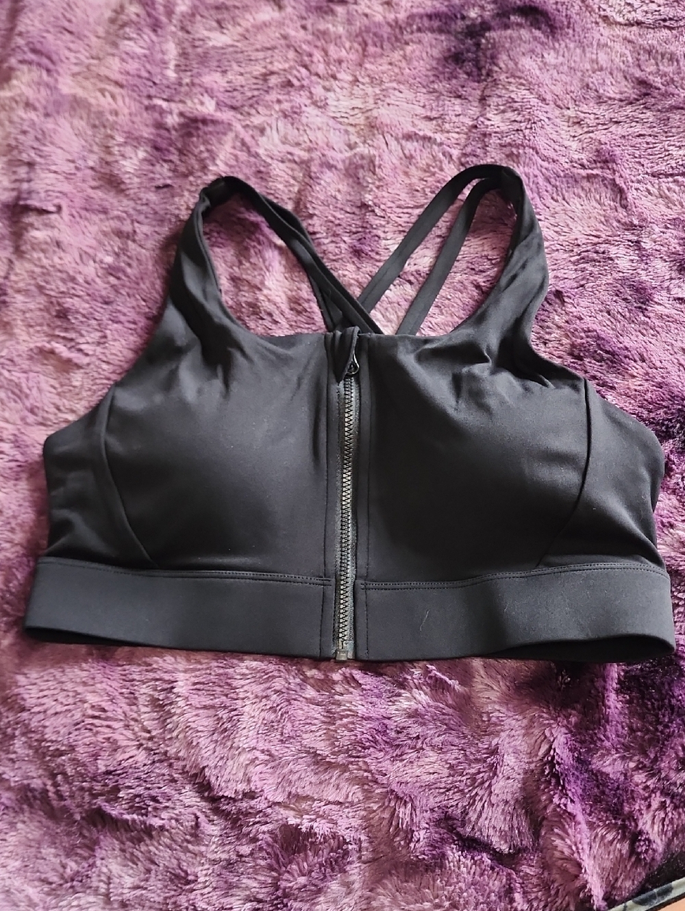 Zip Up Quick Dry Sports Bra From She Curve